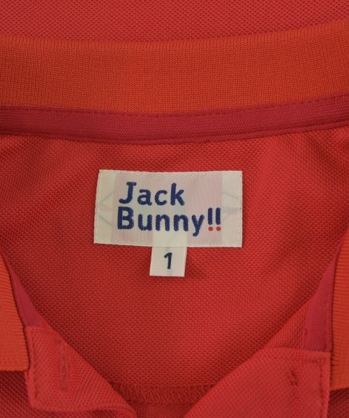 Jack Bunny!! by PEARLY GATES（ジャックバニーバイパーリーゲイツ）ポロシャツ 赤 サイズ:1(S位) レディース/2200684523026