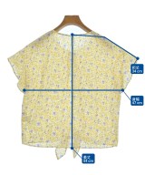 NOLLEY'S Light（ノーリーズライト）ブラウス 黄 サイズ:38(M位) レディース/2200642639189