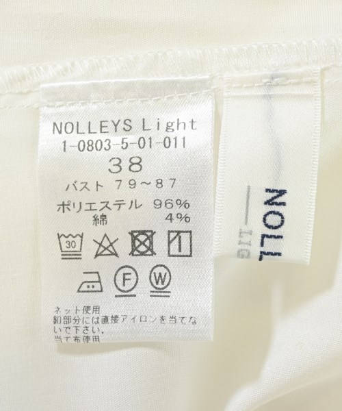NOLLEY'S Light（ノーリーズライト）カジュアルシャツ 白 サイズ:38(M位) レディース/2200611544162
