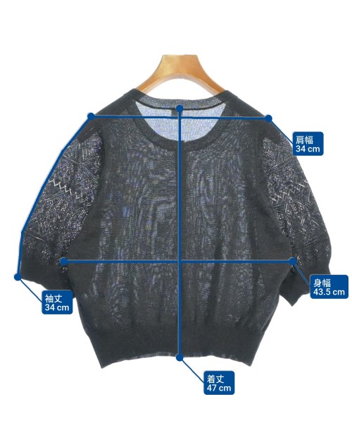 NOLLEY'S Light（ノーリーズライト）ニット・セーター グレー サイズ:38(M位) レディース/2200670078059