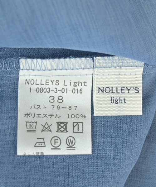 NOLLEY'S Light（ノーリーズライト）ブラウス 青 サイズ:38(M位) レディース/2200693857037