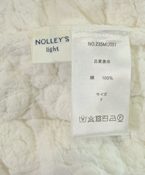 NOLLEY'S Light（ノーリーズライト）ブラウス 白 サイズ:F レディース/2200693782025