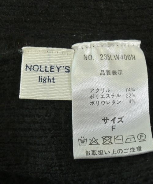 NOLLEY'S Light（ノーリーズライト）カーディガン 黒 サイズ:F レディース/2200654855034