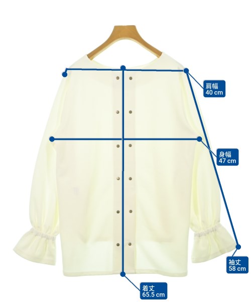 NOLLEY'S Light（ノーリーズライト）ブラウス 白 サイズ:F レディース/2200637121057