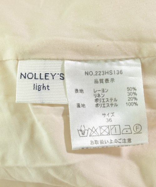 NOLLEY'S Light（ノーリーズライト）ロング・マキシ丈スカート 白 サイズ:36(S位) レディース/2200652733082