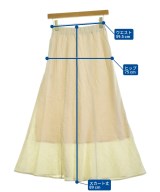 NOLLEY'S Light（ノーリーズライト）ロング・マキシ丈スカート 白 サイズ:36(S位) レディース/2200652733082