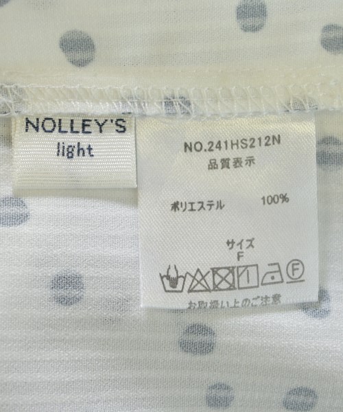 NOLLEY'S Light（ノーリーズライト）ブラウス 白 サイズ:F レディース/2200706308037