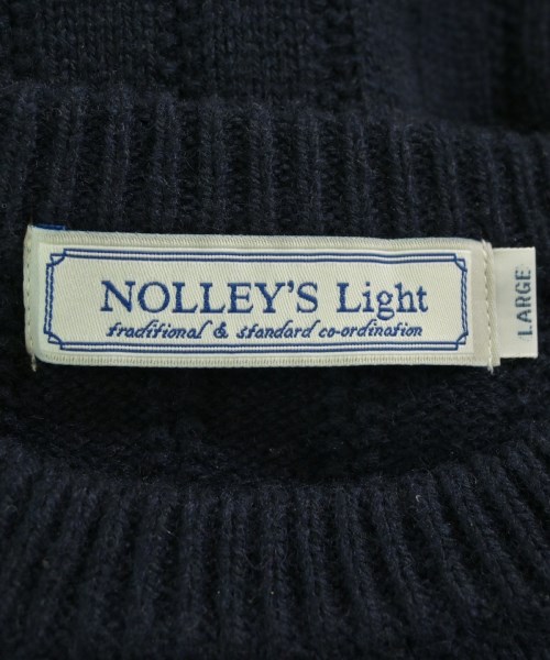 NOLLEY'S Light（ノーリーズライト）ニット・セーター 紺 サイズ:L メンズ/2200703344175