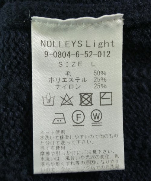 NOLLEY'S Light（ノーリーズライト）ニット・セーター 紺 サイズ:L メンズ/2200703344175