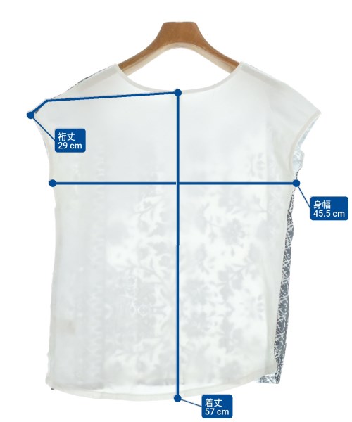 NOLLEY'S Light（ノーリーズライト）Tシャツ・カットソー 白 サイズ:-(XL位) レディース/2200662728139