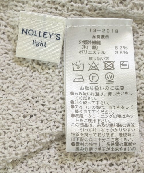 NOLLEY'S Light（ノーリーズライト）カーディガン グレー サイズ:F レディース/2200666905079