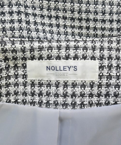 NOLLEY'S Light（ノーリーズライト）ノーカラージャケット 白 サイズ:36(S位) レディース/2200729320023