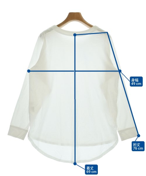 NOLLEY'S Light（ノーリーズライト）Tシャツ・カットソー 白 サイズ:F レディース/2200692699102