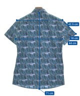 ORLEBAR BROWN（オールバー　ブラウン）カジュアルシャツ 青 サイズ:S メンズ/2200515924411