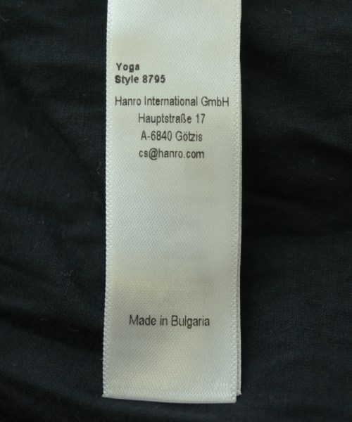 HANRO（ハンロ）Tシャツ・カットソー 黒 サイズ:S レディース/2200720719031