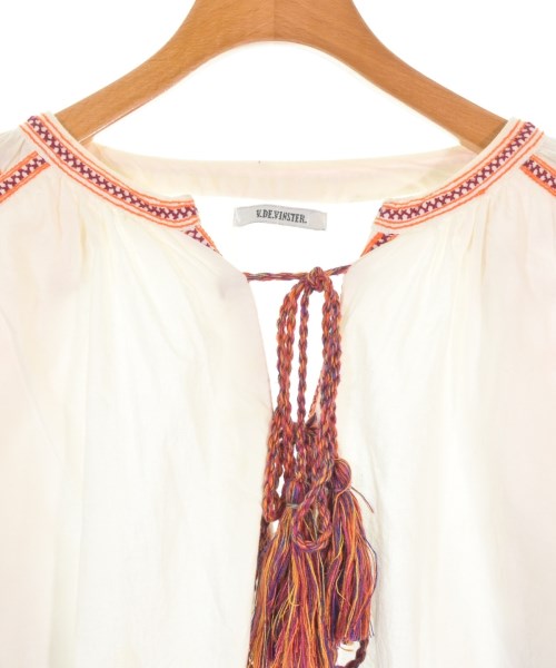 V.DE.VINSTER（ヴィドヴァンスター）ブラウス 白 サイズ:S レディース/2200663951079