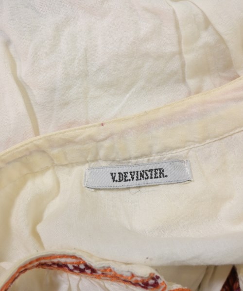 V.DE.VINSTER（ヴィドヴァンスター）ブラウス 白 サイズ:S レディース/2200663951079
