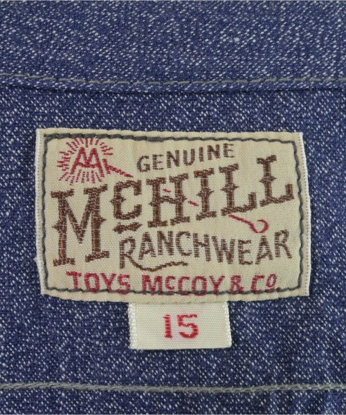 McHILL（マックヒル）カジュアルシャツ 紺 サイズ:15(S位) メンズ/2200621238068
