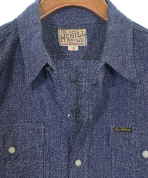 McHILL（マックヒル）カジュアルシャツ 紺 サイズ:15(S位) メンズ/2200621238068