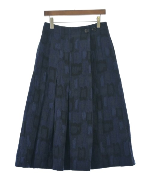 susuri(ススリ)ロング・マキシ丈スカート 紺 サイズ:F/2200658934056