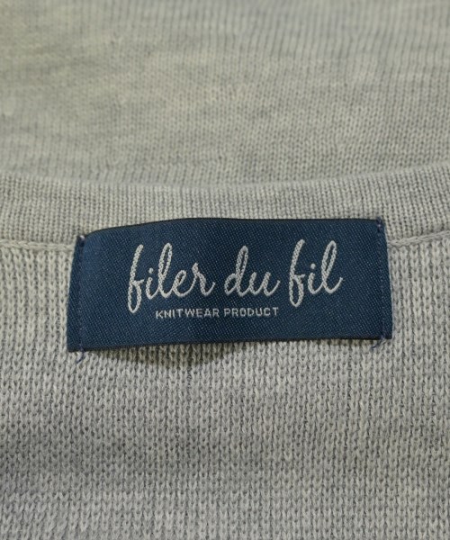 filer du fil（フィレール　デュ　フィル）ベスト/ノースリーブ グレー サイズ:F レディース/2200713500080