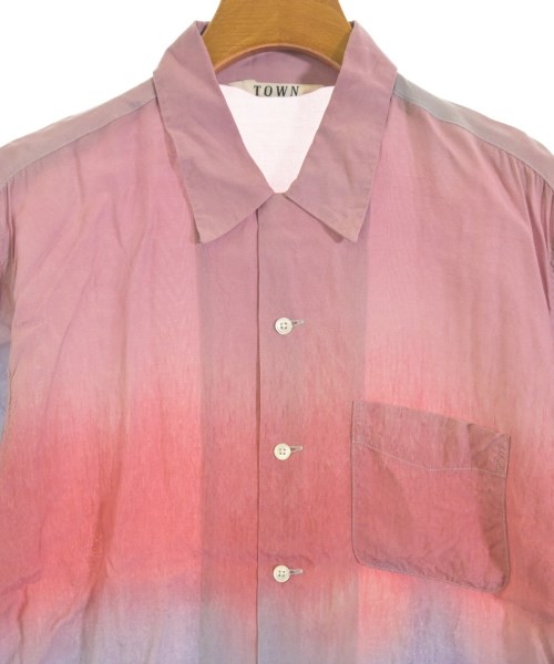 TOWN（タウン）カジュアルシャツ ピンク サイズ:M レディース/2200666500083