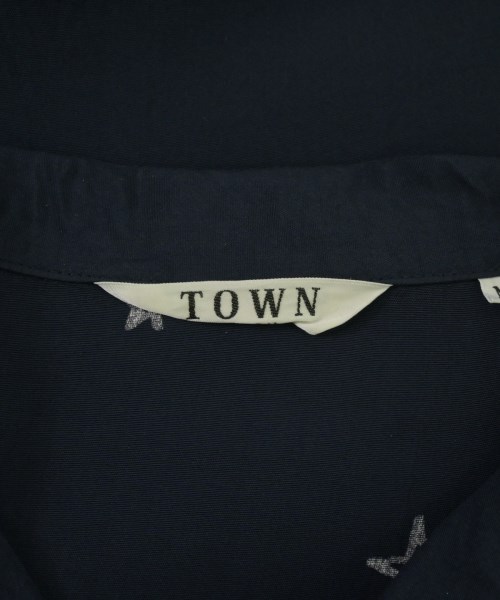 TOWN（タウン）カジュアルシャツ 紺 サイズ:M メンズ/2200709301028