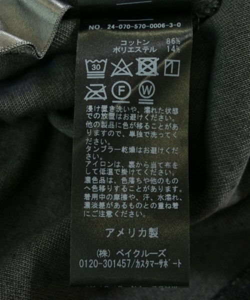 MADE WORN（メイドウォーン）Tシャツ・カットソー 黒 サイズ:L レディース/2200699480284