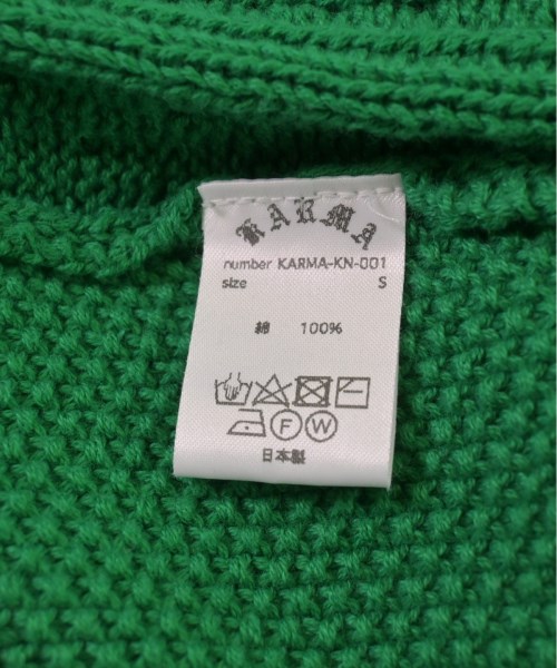 KARMA（カルマ）ニット・セーター 緑 サイズ:S メンズ/2200514960014