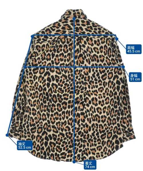 RTH（アールティーエイチ）カジュアルシャツ ベージュ サイズ:0(S位) メンズ/2200632377046