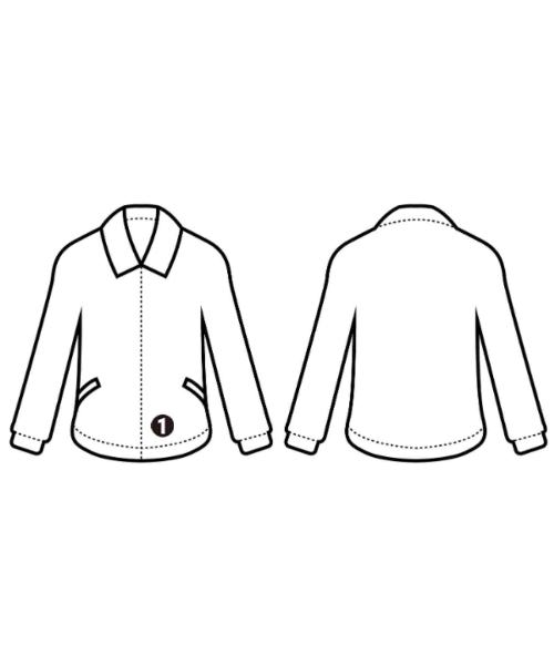 YACCOMARICARD（ヤッコマリカルド）ブルゾン 茶 サイズ:2(M位) レディース/2200652300109