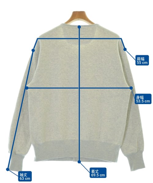 NAVAL CLOTHING FACTORY（ネイバルクロージング　ファクトリー）スウェット グレー サイズ:40(S位) メンズ/2200725198022