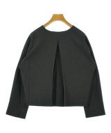 whyto.（ホワイト）ノーカラージャケット 黒 サイズ:38(M位) レディース/2200611536105