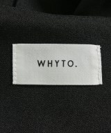 whyto.（ホワイト）ノーカラージャケット 黒 サイズ:36(S位) レディース/2200611536112