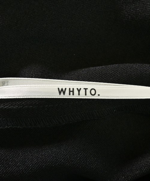 whyto.（ホワイト）その他 黒 サイズ:38(M位) レディース/2200611536129