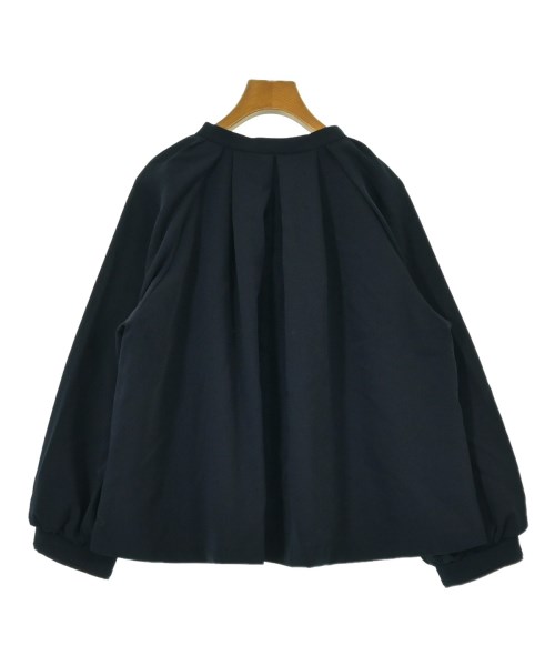 whyto.（ホワイト）ノーカラージャケット 紺 サイズ:38(M位) レディース/2200611536136