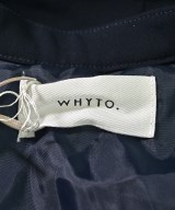 whyto.（ホワイト）ノーカラージャケット 紺 サイズ:38(M位) レディース/2200611536136