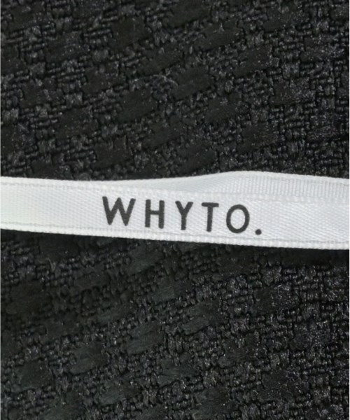 whyto.（ホワイト）オールインワン/サロペット 黒 サイズ:F レディース/2200671960025
