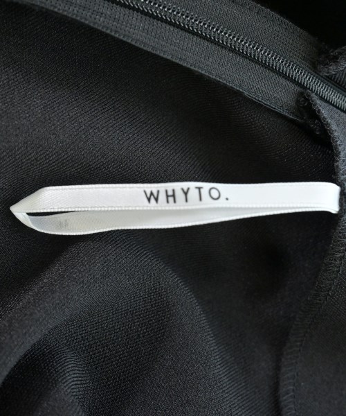 whyto.（ホワイト）ワンピース 黒 サイズ:F レディース/2200693898122