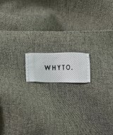 whyto.（ホワイト）ノーカラージャケット グレー サイズ:38(M位) レディース/2200651443029