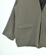 whyto.（ホワイト）ノーカラージャケット グレー サイズ:38(M位) レディース/2200651443029