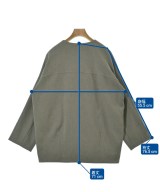 whyto.（ホワイト）ノーカラージャケット グレー サイズ:38(M位) レディース/2200651443029