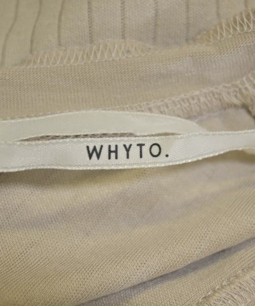 whyto.（ホワイト）ノースリーブ ベージュ サイズ:38(M位) レディース/2200702704048