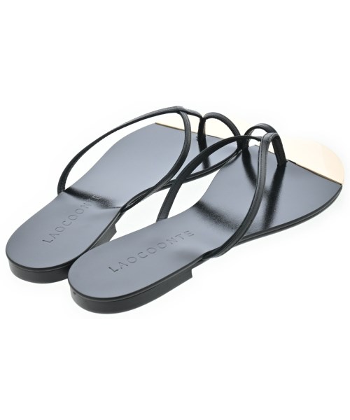 LAOCOONTE（ラオコンテ）サンダル 黒 サイズ:EU37(23.5cm位) レディース/2200640158149