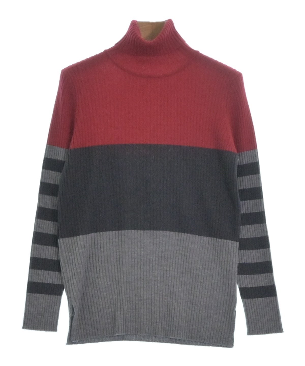 PINORE ニットセーター PINORE（ピノーレ）ニット・セーター グレー サイズ:38(S位