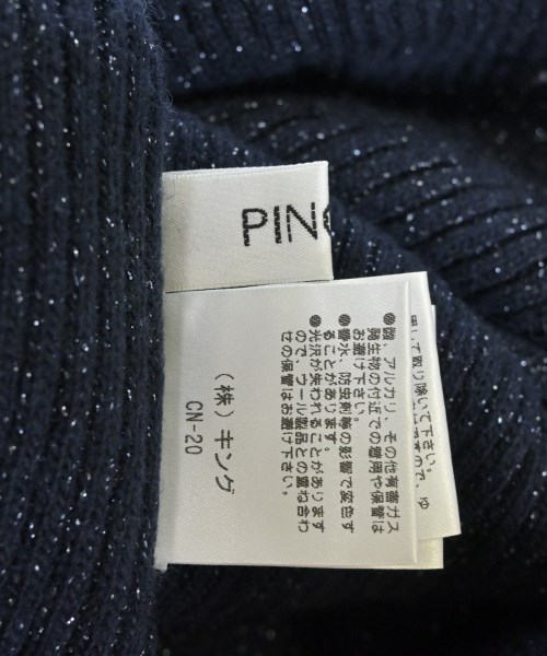 PINORE（ピノーレ）ニット・セーター 紺 サイズ:38(S位) レディース/2200701608187
