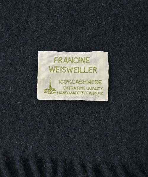 Francine Weisweiller（フランシーヌヴェズヴェレール）マフラー 紺 サイズ:- レディース/2200672140181