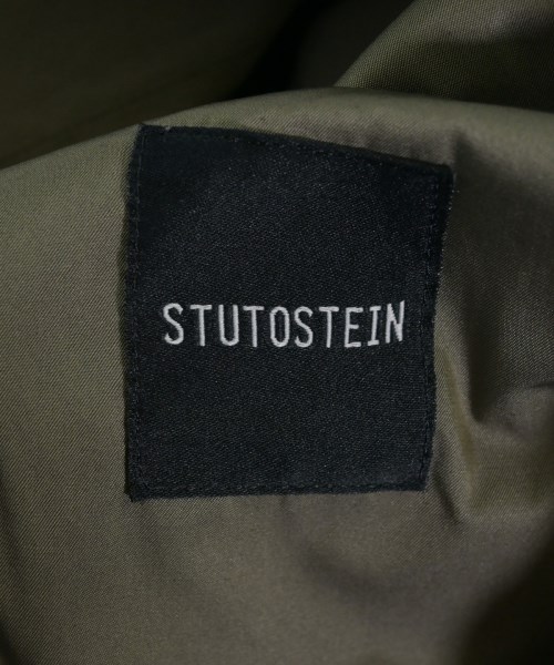 Stutostein（シュテットシュタイン）ステンカラーコート 黒 サイズ:M メンズ/2200725954017