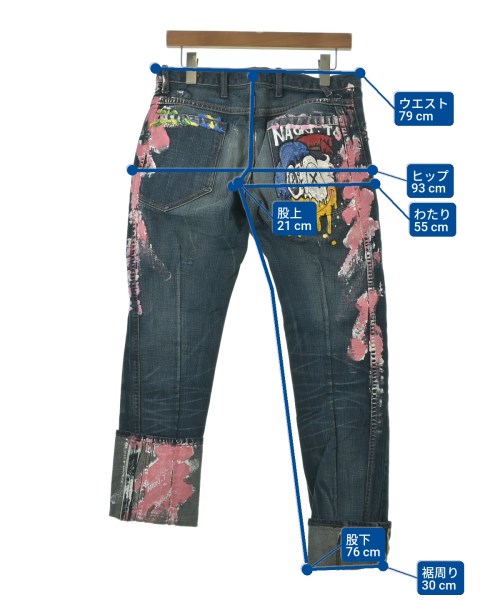 BLACK SMITH（ブラックスミス）デニムパンツ 紺 サイズ:31(XL位) レディース/2200626345051