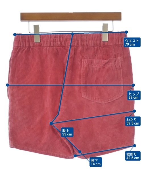 PAPER BACKS（ペーパーバックス）ショートパンツ ピンク サイズ:S メンズ/2200632867295